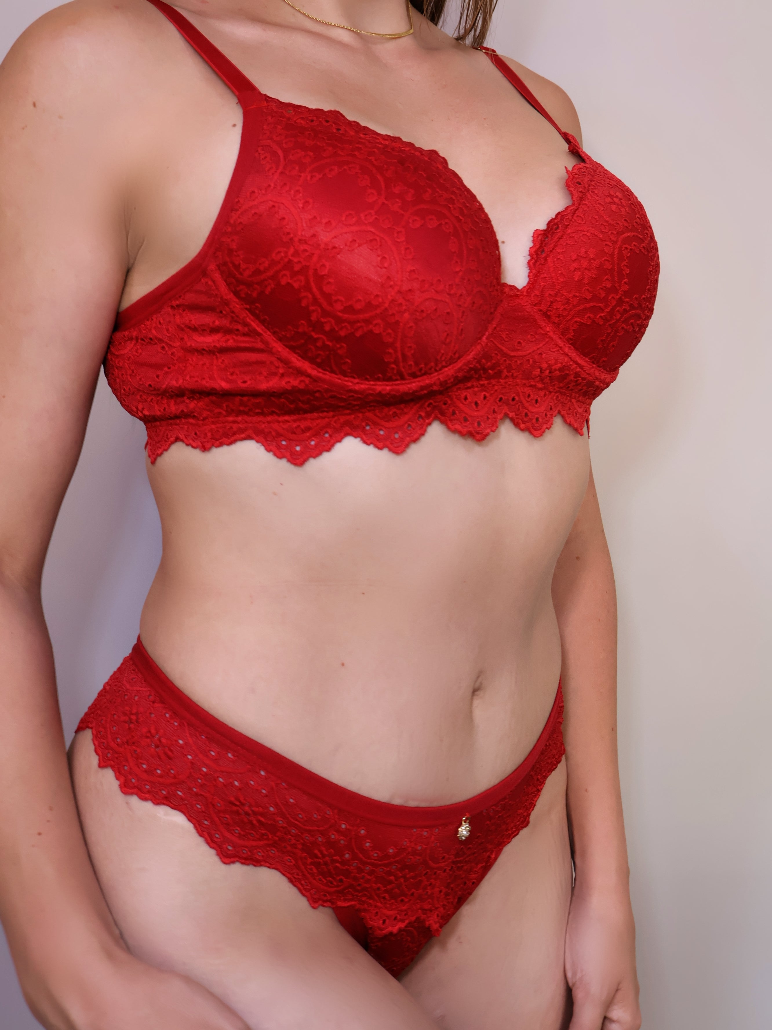 Conjunto laise rubi