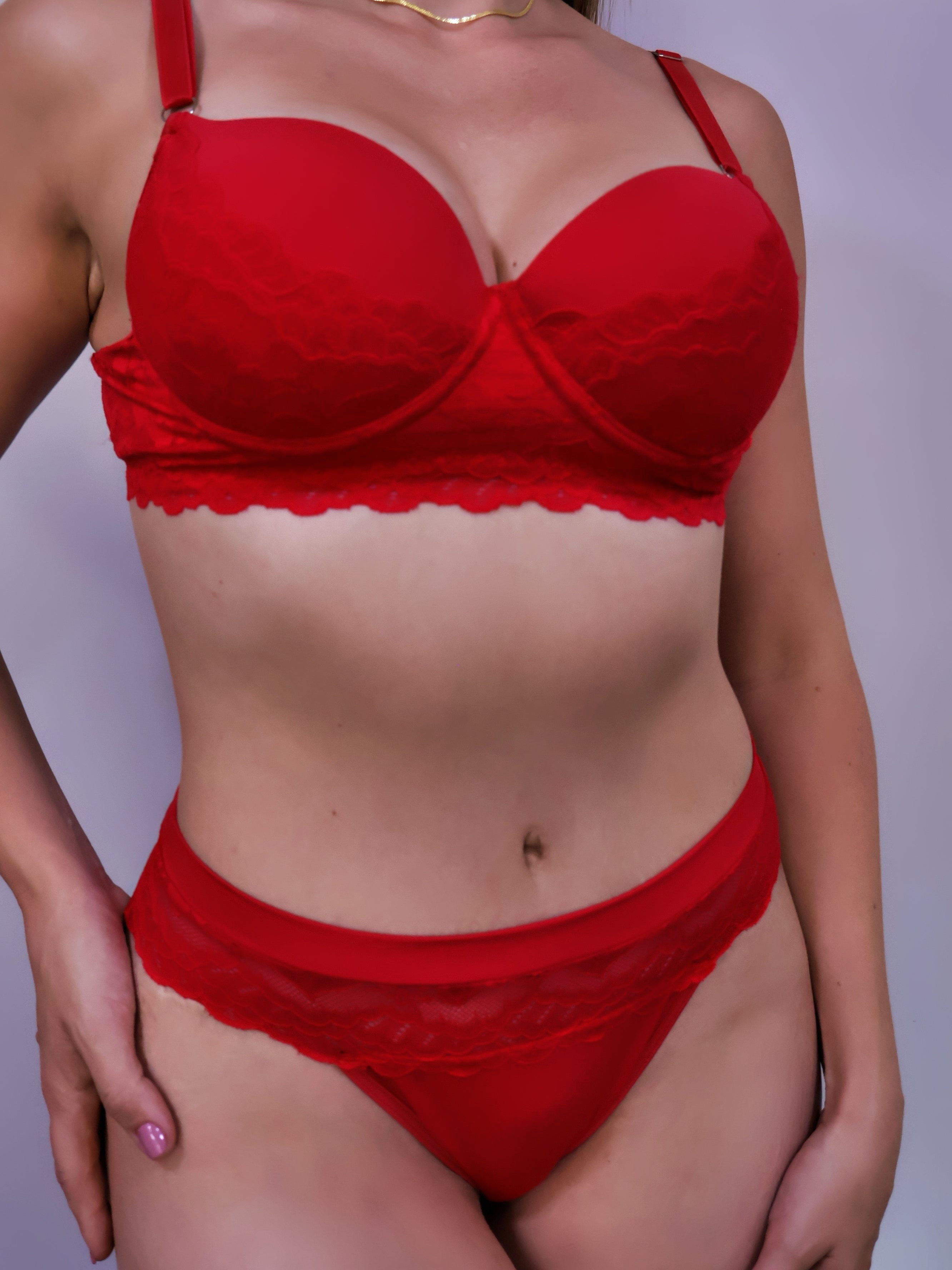Conjunto duo vermelho